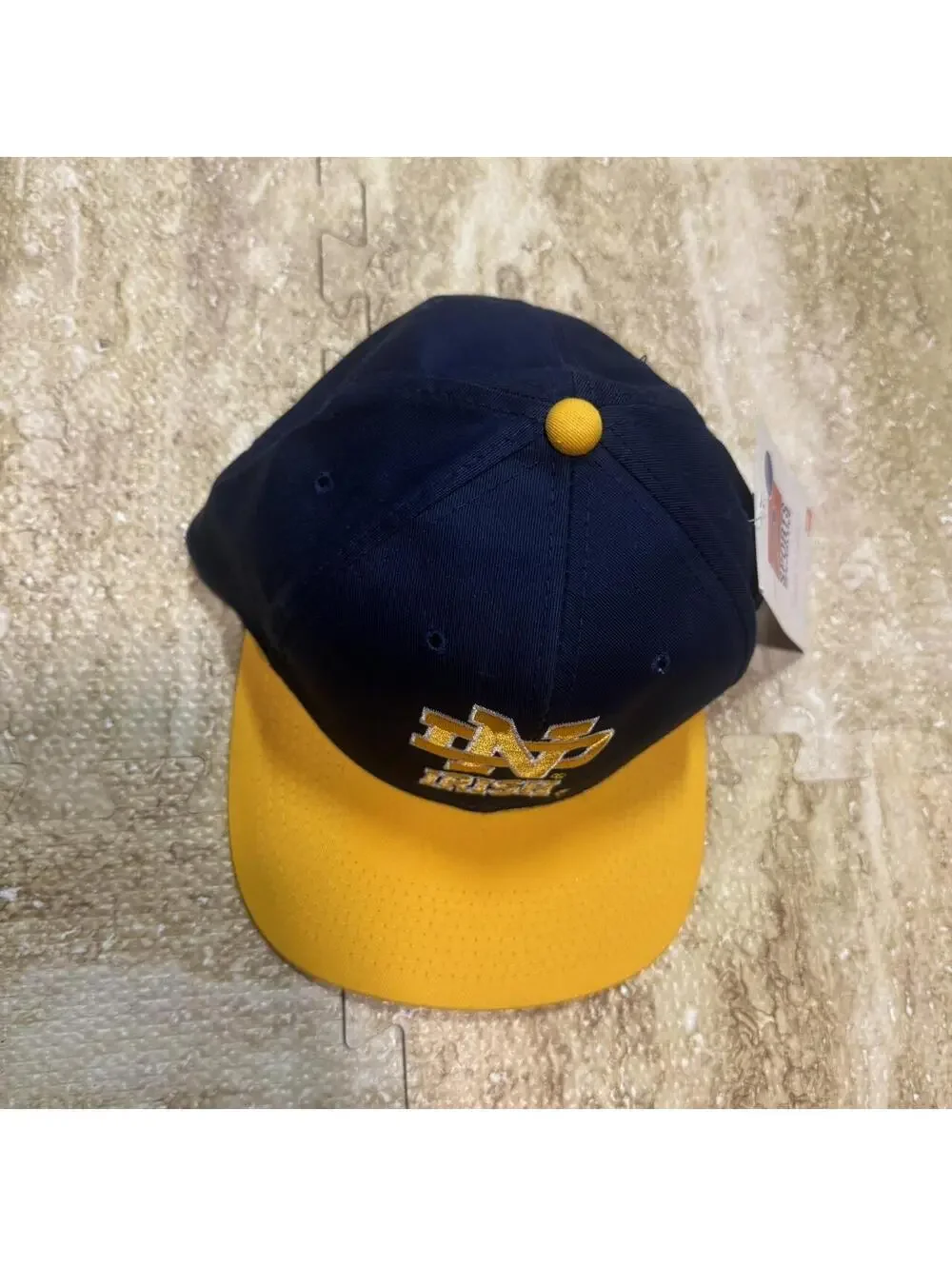 Vintage Notre Dame Sports Specialties Snapback Hat Cap NWT